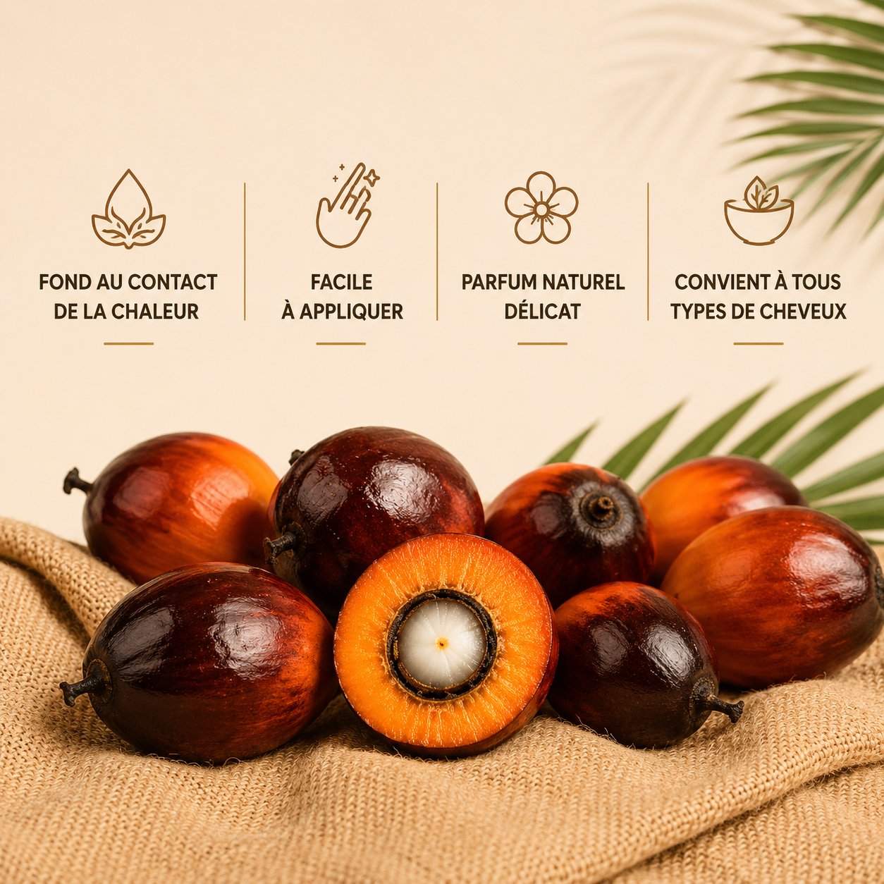 Beurre de Batana Cheveux — Masque Nourrissant Brillance & Douceur