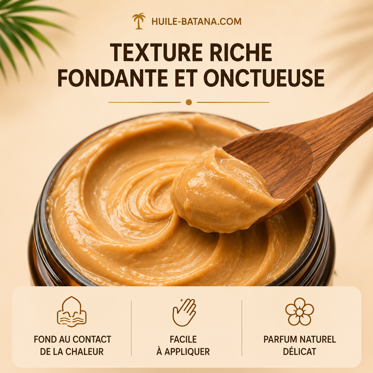 Beurre de Batana Cheveux — Masque Nourrissant Brillance & Douceur